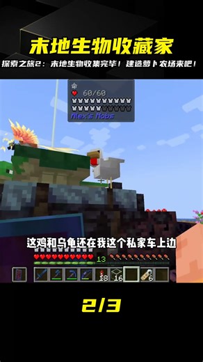 探索之旅2（130）：末地生物收集完畢，建造蘿卜農場 #我的世界 #MC #我的世界烧鸡 #Minecraft #MOD