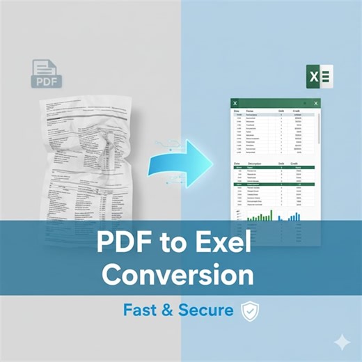 Syedmashood570: I will convert PDF bank statements to excel, CSV, and google sheets format for $10 on fiverr.com