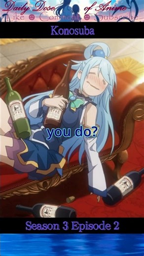 Konosuba - Aqua being Accidentally Useful! 🤣 #anime #animeedit