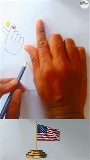 Amazing Hand Drawing Trick You Must Try! 😱✍️ #shorts