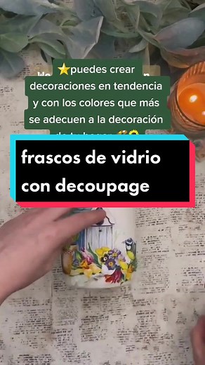 #ideasdeco #diy #decoupageart #servilletaalemana #servilletadecoupage