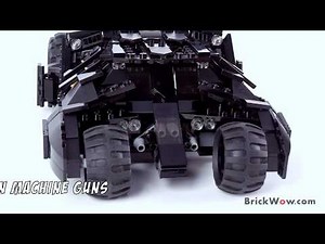 Custom Lego MOC: Batman Tumbler w. Batpod Transformation 2.0