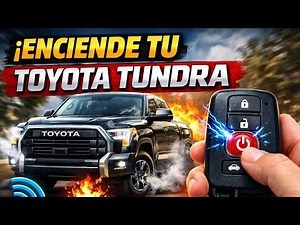 Como encender la toyota Tundra con el control remoto, How to start Tundra with the remote