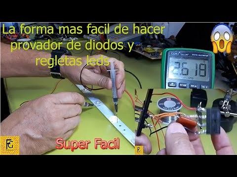 HOW TO MAKE AN EASY AND FAST LED LIGHT AND LAMP TESTER 💜​✔️​💢​