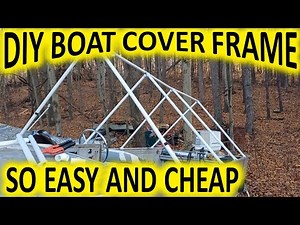 Boat Frame Cover Using PVC DIY