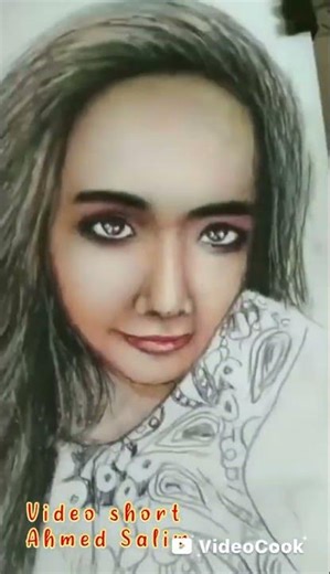 Video#shorts Ahmed-Salim-Art(Pencil warna) @Ahmed-Salim-Art