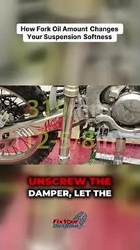 Transform Your Ride: Unlock the Secrets of Fork Oil Adjustment! #honda #cr450r #fixyourdirtbike