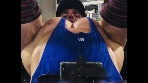 Dark Blue to balance the Baby Blue. As a proud & jacked gay man i really need to make a series of these videos in the colors of the Pride Flag 🏳️‍🌈 Y’all agree? #gaypride #gay #gaytiktok #chestday #pecs