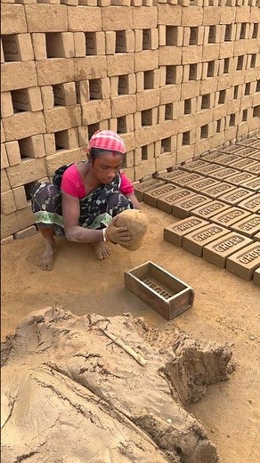 How Bricks Are Made in Kiln | Traditional Brick Making Process Explained#brickmaking #brickkiln