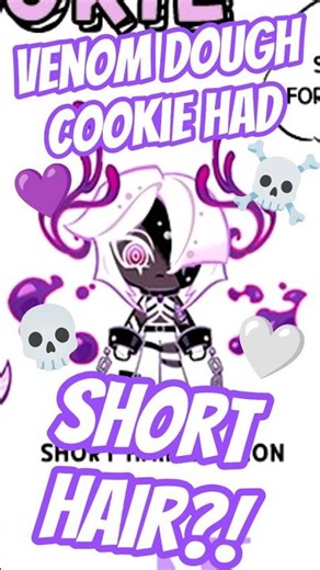 Venom Dough Cookie's Concept Art Has A CUTE COMIC! #Shorts #CookieRun #CookieRunKingdom #CRK #Art