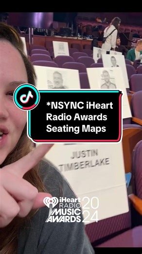 *NSYNC at iHeart Radio Awards 2024 seating charts update! We have Justin, Joey and Lance so far confirmed 💛 #nsync #nsyncreunion #justintimberlake #joeyfatone #lancebass #iheartradio #awards #dolbytheatre #losangeles