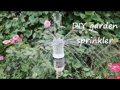 How Easy to Make a Garden Sprinkler from a Bottle