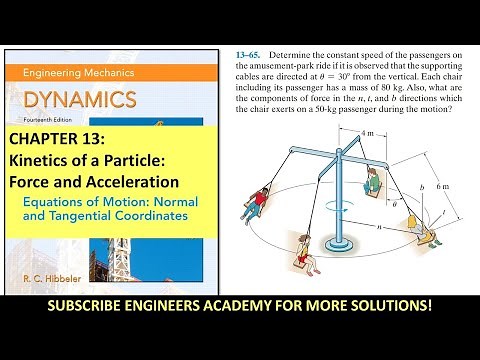 13-65 | Kinetics of a Particle | Chapter 13: Hibbeler Dynamics 14th | Engineers Academy