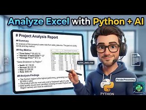 Analyze Excel Data with Python & AI in Seconds | Build an AI Data Analyst #python #pythonai #coding
