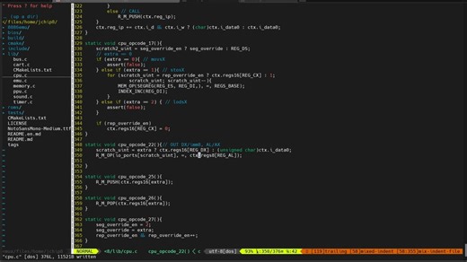 034_8086模拟器开发_裁剪篇_按照bios进行裁剪移植其他指令4