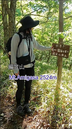 【編笠山（八ヶ岳）】岩ゴロ登り＆下り😂ちょっとタフな山行！#日帰り登山 ＃編笠山 #観音平