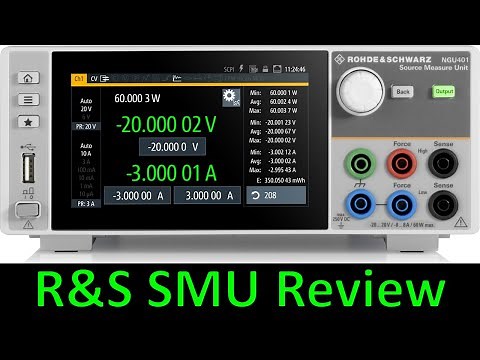 TSP #201 - Rohde & Schwarz NGU401 500kS/s Source Measure Unit Review, Teardown & Experiments