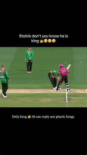 Now babar fans will write king 👑 babar on Marcus stoinis instagram #babarazam #bbl #marcusstoinis #sledging #today