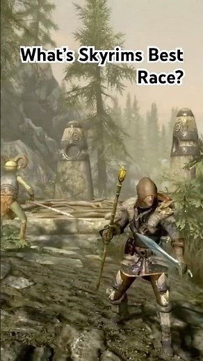 Is this Skyrims Best starting race? #skyrim #gaming #bethesda