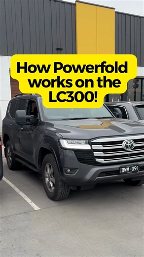 How the Powerfold function works on the LC300s! #Clearviewaccessories #Clearviewmirrors #Powerfold #Toyota #LC300 #LandCruiser300 #Reels #Cars #4x4 #4x4accessories | Clearview Accessories