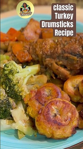 Juicy Turkey Drumsticks Recipe.