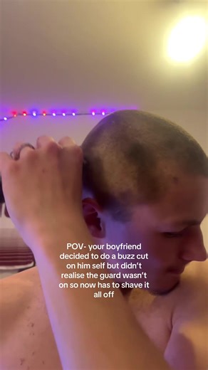 Emotional Reaction to Boyfriend's Buzz Cut Mistake