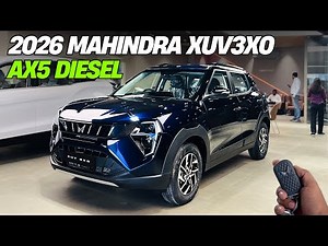 2026 🔥 Mahindra XUV 3XO AX5 Full Detailed Review ✅ Price & Features ❤️ Better Than Skoda Kylaq?