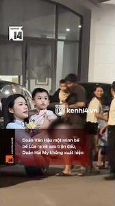 Giữa bão ồn ào, Đoàn Văn Hậu một mình bế bé Lúa ra về sau trận đấu, Doãn Hải My không xuất hiện