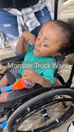 Sam had a BLAST at monster truck wars 💥🤩🙌🏾
