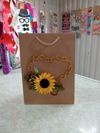 Decorando mis bolsas de Kraft para los regalos de San Valentín #manualidades #ventas #papelería