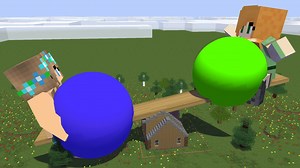 Fat Funny Minecraft Balance – Minecraft Animation