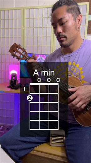 Glue song on Ukulele. Learn this song to get a Wasian girlfriend. #beabadoobee #ukulele