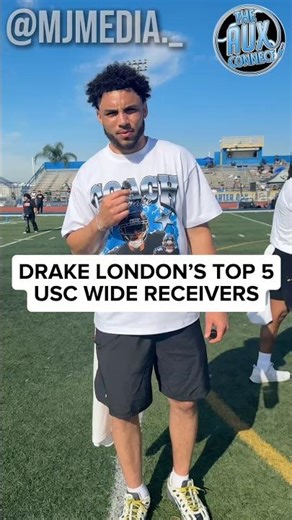 Drake London’s top 5 USC WRs #shorts #football #usc #ncaaf