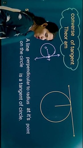 Converse of Tangent Theorem #circle #maths2