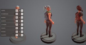 Ultimate Stylized Female Character - Modular | Characters | Unity Asset Store