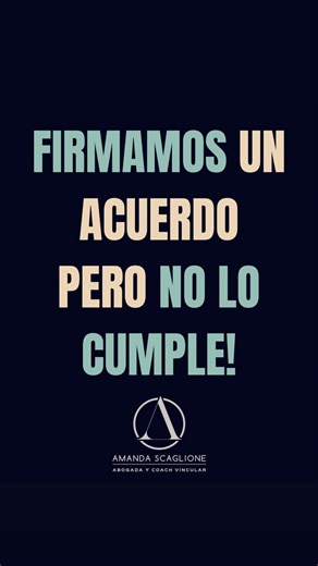 Dra. Amanda Scaglione | Abogada y Coach Vincular | No es lo mismo: ❌ un acuerdo privado ❌ una mediación ❌ una audiencia de conciliación Y si no sabés esa diferencia, no es que “algo falla”:... | Instagram