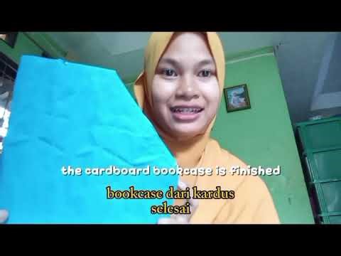 Upcycled Cardboard Bookcase From Waste to Wow!