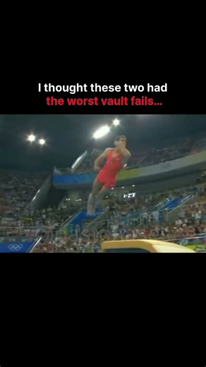 Brian Meeker’s Vault Crash Was INSANE 💀 #history #gymnast #olympics #explore #fyp