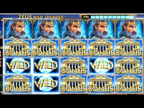 Epic BIG WIN Slot! Zeus Wild Thunder Casino Action!