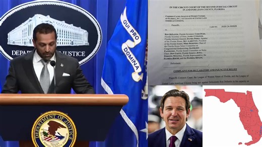 🚨 NOW: Florida Gov. Ron DeSantis announces he has been SUED by none other than the SOUTHERN POVERTY LAW CENTER'S lawyers to block his 2026 Congressional redistricting mapImagine that.The FRAUDS are opposing a fair map!DESANTIS: "We have been sued on the new congressional map by groups represented by lawyers from…the Southern Poverty Law Center. Glad to see the SPLC is *not* on our side!" ☀️That's a GOOD sign.When the cheaters say YOU'RE cheating — you're restoring fairness.The map will prevail 