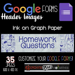 Google Form Headers: Ink on Graph Paper
