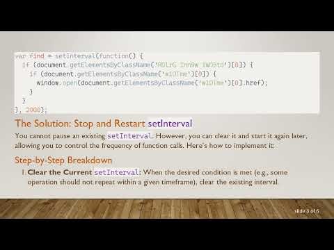 How to Effectively Postpone setInterval in JavaScript