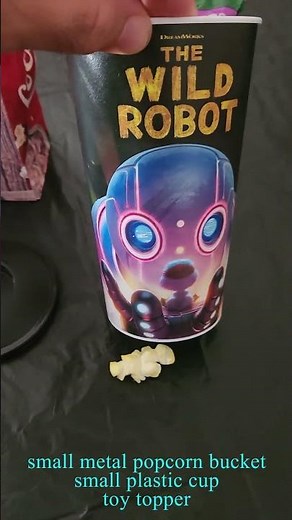 The Wild Robot Popcorn Bucket from AMC
