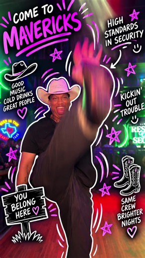 Come for the dancing 💃 Stay for the entertainment you didn’t know you were gonna get 🤣 Mavericks Dance Hall 🤠 📍 The Colony, TX 🎶 Dance lessons every night included with cover charge! #MavericksDanceHall #TheColonyTX #TexasNightlife #CountryBar #DFWNightlife