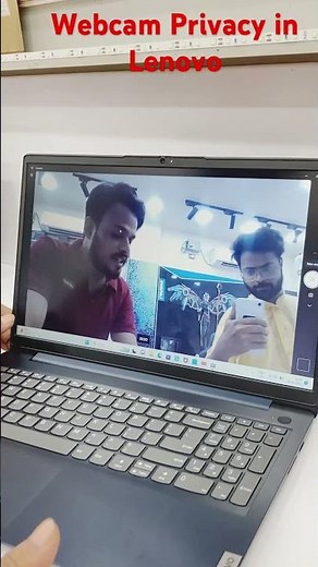 How to Use Lenovo Webcam Privacy Shutter in Laptop #shorts #youtubeshorts #lenovo #technology