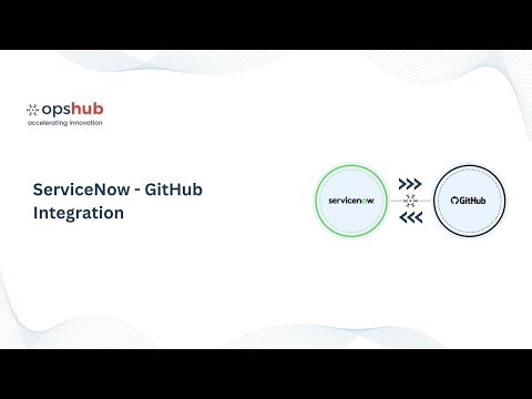 How to Integrate ServiceNow and GitHub