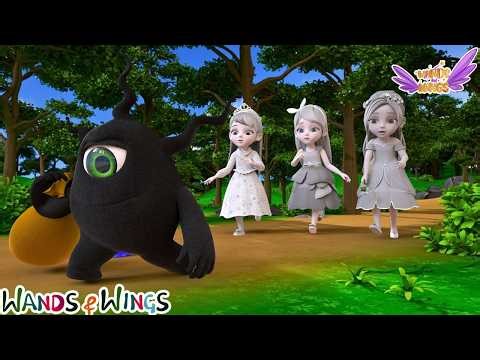 Princess Color Adventure 🌈| Lost our Colors + Mermaid Rescue | Nursery Rhyme | Wands And Wings