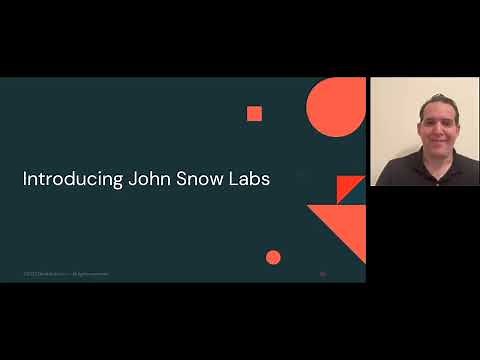 State of the art natural language processing in healthcare webinar - John Snow Labs and Databricks