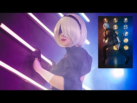 2B Cosplay Photoshoot With Sneaky (Zach Scuderi)