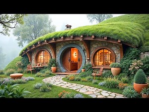 10 Unique Hobbit Homes: Stone Meets Nature in a Peaceful Hillside